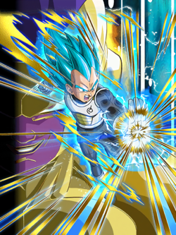 Burning Fury Super Saiyan God SS Vegeta Dokkan Battle DBZ GameA