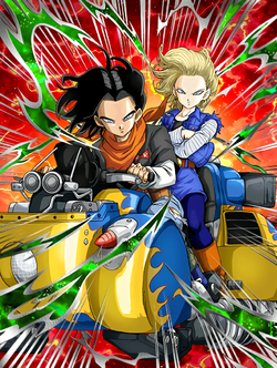 Agile Dash Androids 17 18 Dokkan Battle DBZ GameA