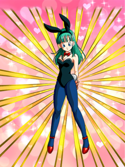 Stimulating Beauty Bulma Bunny Dokkan Battle DBZ GameA