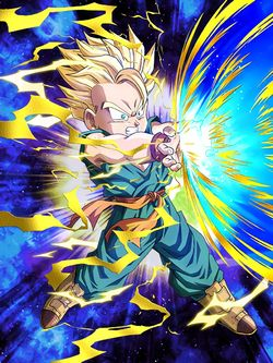 Glorious Battle Super Saiyan Trunks Kid Dokkan Battle DBZ