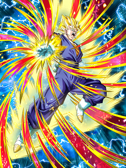 Unparalleled Golden Ki Super Vegito Dokkan Battle DBZ GameA