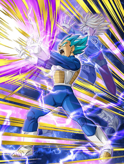 Proud Saiyan Lineage Super Saiyan God SS Vegeta & Super Saiyan Trunks  (Future)