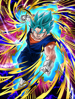 Azure Omnipotence Super Saiyan God SS Vegito Dokkan Battle DBZ