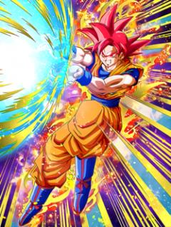 Accelerated Battle Super Saiyan God Goku