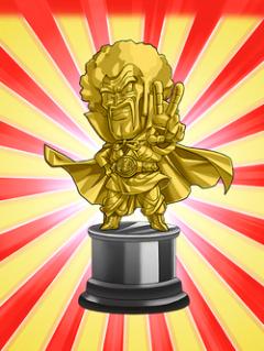 Worth 1,000,000 Zeni Hercule Statue (Gold)