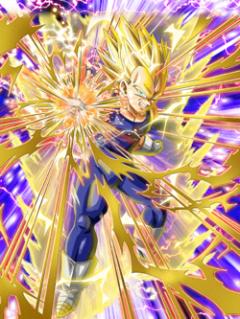 Combative Will Super Saiyan 2 Vegeta